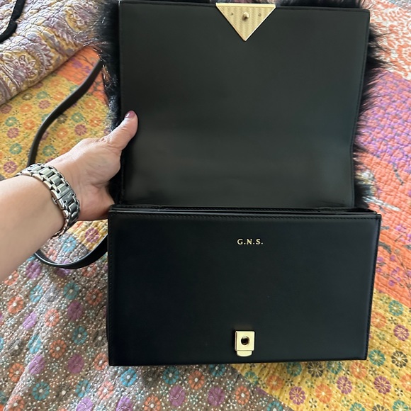 Emporio Armani crossbody with faux fur - Picture 2 of 5